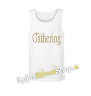 THE GATHERING - Logo Gold - biele pánske tielko