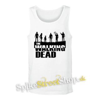 THE WALKING DEAD - Silhouette - biele pánske tielko