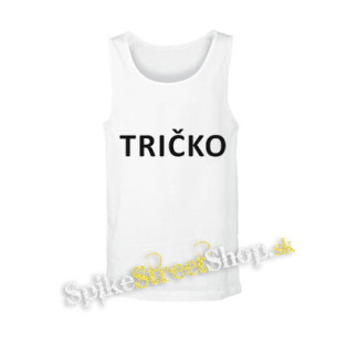 TRIČKO - biele pánske tielko