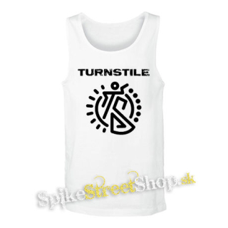 TURNSTILE - Logo Crest - biele pánske tielko
