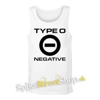 TYPE O NEGATIVE - Logo Crest - biele pánske tielko