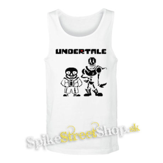 UNDERTALE - Sans And Papyrus - biele pánske tielko