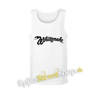 WHITESNAKE - Logo - biele pánske tielko