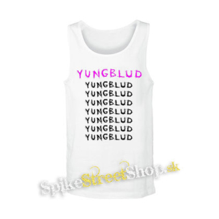 YUNGBLUD - Multilogos - biele pánske tielko