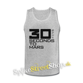 30 SECONDS TO MARS - Big Logo - šedé pánske tielko