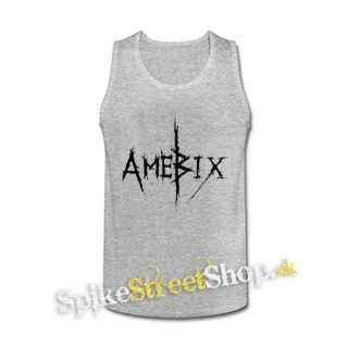 AMEBIX - Logo - šedé pánske tielko