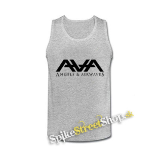 ANGELS AND AIRWAVES - Logo - šedé pánske tielko