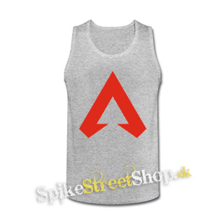 APEX LEGENDS - Red Logo - šedé pánske tielko