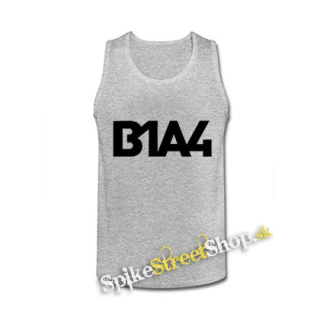 B1A4 - Logo - šedé pánske tielko
