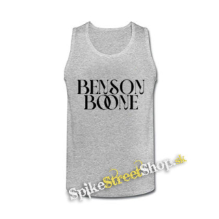 BENSON BOONE - Logo Singer - šedé pánske tielko
