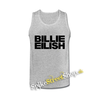 BILLIE EILISH - Logo Bold - šedé pánske tielko
