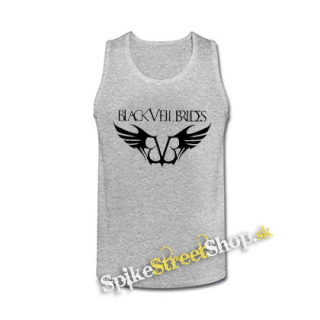 BLACK VEIL BRIDES - Wings Logo - šedé pánske tielko