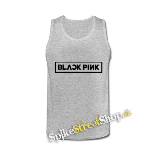 BLACKPINK - Logo - šedé pánske tielko