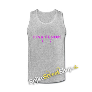 BLACKPINK - Pink Venom - šedé pánske tielko