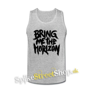 BRING ME THE HORIZON - Painted Logo - šedé pánske tielko