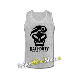CALL OF DUTY - Skull - šedé pánske tielko