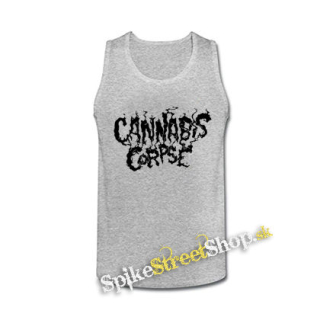 CANNABIS CORPSE - Logo - šedé pánske tielko