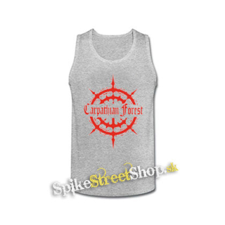 CARPATHIAN FOREST - Red Logo - šedé pánske tielko