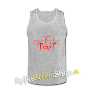 CELTIC FROST - Logo Red - šedé pánske tielko