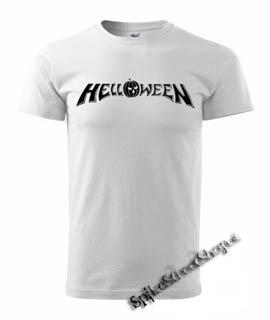 HELLOWEEN - Logo - biele pánske tričko