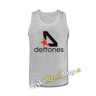 DEFTONES - Star Logo - šedé pánske tielko