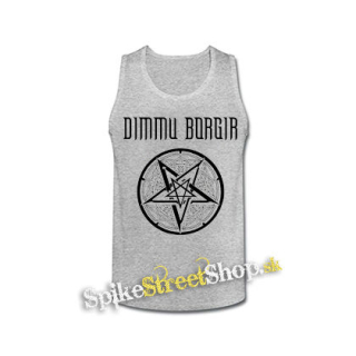 DIMMU BORGIR - Pentagram - šedé pánske tielko