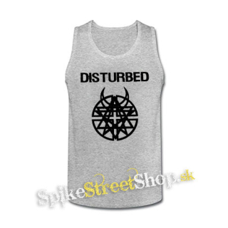 DISTURBED - Logo - šedé pánske tielko
