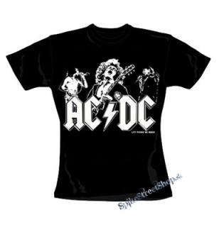 AC/DC - Let There Be Rock - čierne dámske tričko