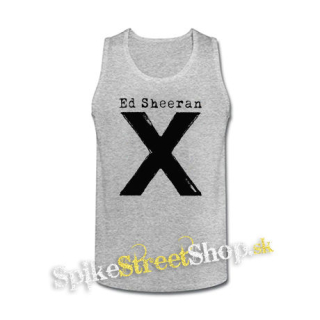 ED SHEERAN - X - šedé pánske tielko