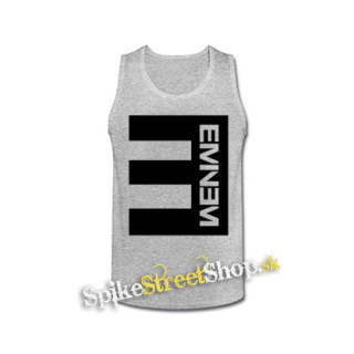 EMINEM - Logo Crest CIERNE - šedé pánske tielko