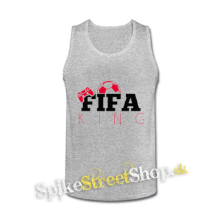FIFA KING - šedé pánske tielko
