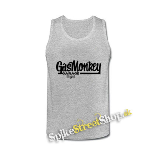 GAS MONKEY GARAGE - Logo - šedé pánske tielko