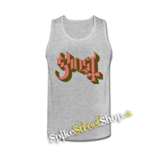 GHOST - Logo Motive 2 - šedé pánske tielko