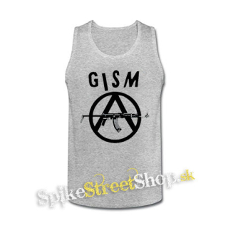 GISM - Logo Anarchy - šedé pánske tielko