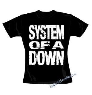 SYSTEM OF A DOWN - Logo - čierne dámske tričko