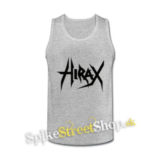 HIRAX - Logo Thrash Metal Band - šedé pánske tielko