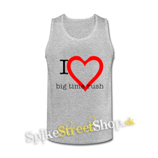 I LOVE BIG TIME RUSH - šedé pánske tielko