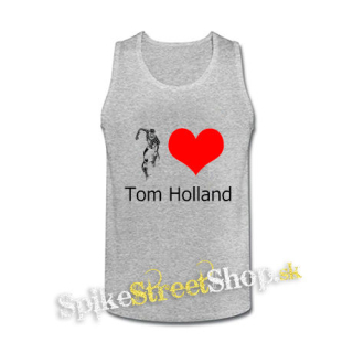 I LOVE TOM HOLLAND - šedé pánske tielko