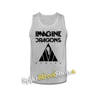IMAGINE DRAGONS - Evolve Triangle - šedé pánske tielko
