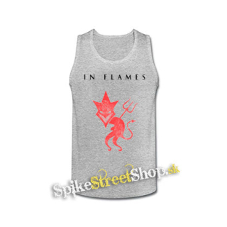 IN FLAMES - Devil - šedé pánske tielko