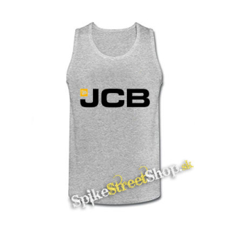 JCB - Logo - šedé pánske tielko