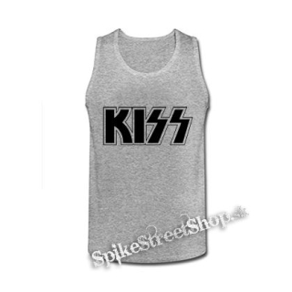 KISS - Logo - šedé pánske tielko