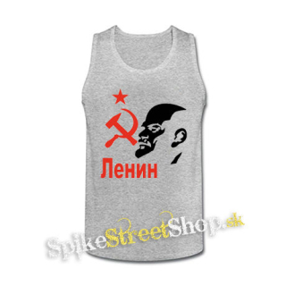 LENIN - šedé pánske tielko