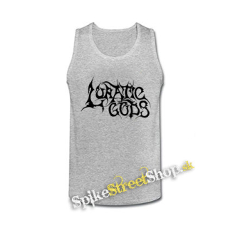 LUNATIC GODS - Logo - šedé pánske tielko