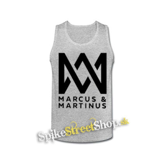 MARCUS & MARTINUS - Logo - šedé pánske tielko