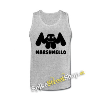 MARSHMELLO - Logo DJ - šedé pánske tielko