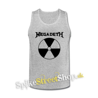 MEGADETH - Radioactivity Logo - šedé pánske tielko