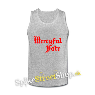 MERCYFUL FATE - Logo Red - šedé pánske tielko