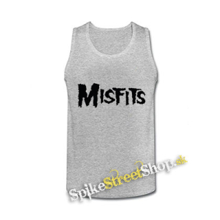 MISFITS - Simple Logo - šedé pánske tielko