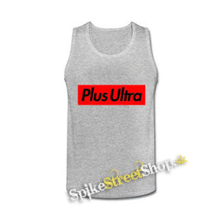 MY HERO ACADEMIA - Plus Ultra Skate Logo - šedé pánske tielko